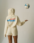 Americana Cropped Hoodie - STEWARDS - 1009-WWT-610-XS