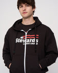 AMERICANA OVERSIZED ZIP HOODIE