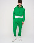 Cropped Hoodie · Stewards LA · Green - STEWARDS - 1009-FGR-212-LG
