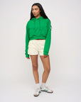 Cropped Hoodie · Stewards LA · Green - STEWARDS - 1009-FGR-212-LG
