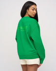 Oversized Sweatshirt · Sport · Green - STEWARDS - 1004-FGR-502-LG