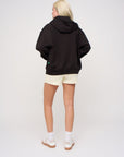 AMERICANA OVERSIZED ZIP HOODIE (Women) - STEWARDS - 1003-MET-610-XS