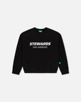Oversized Sweatshirt · Stewards LA · Black - STEWARDS - 1004-MET-112-XS