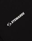 Oversized Zip Hoodie · Orbit · Black - STEWARDS - 1003-MET-104-XS