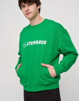 Oversized Sweatshirt · Orbit · Green - STEWARDS - 1004-FGR-106-XS
