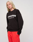 Oversized Sweatshirt · Stewards LA · Black - STEWARDS - 1004-MET-112-XS