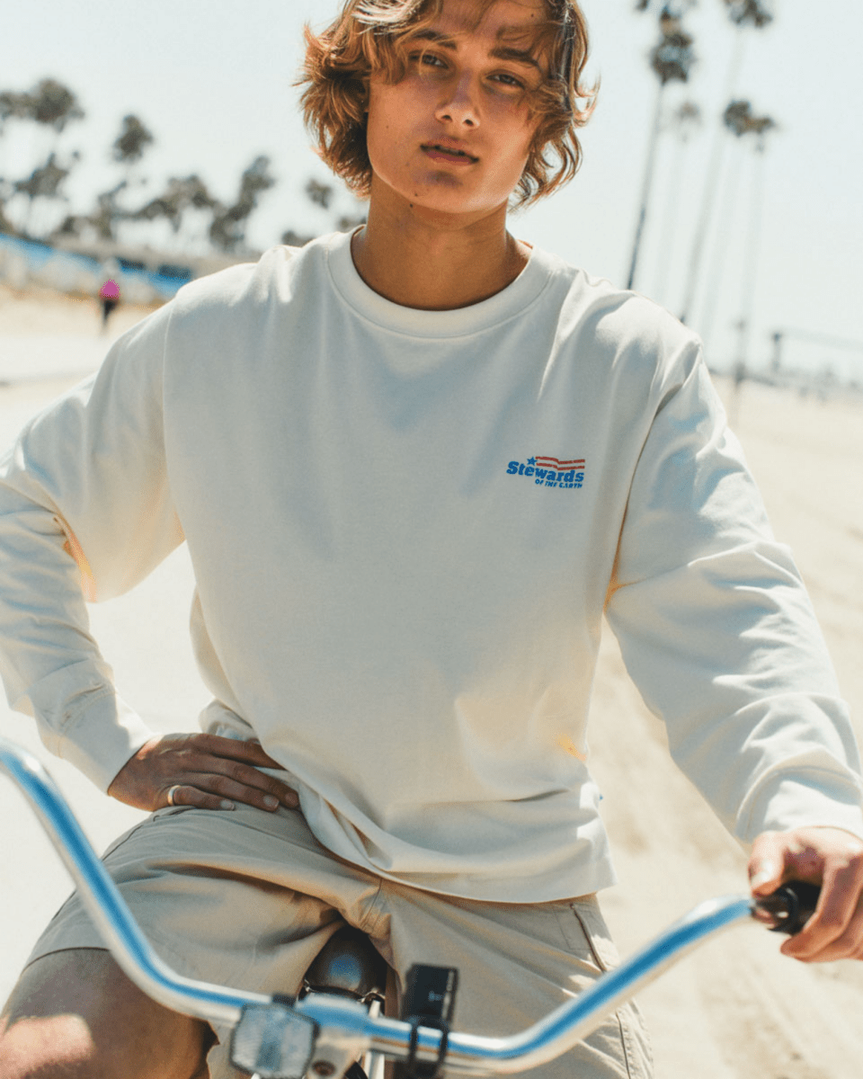 Americana Long Sleeve Tee - STEWARDS - 1007-WWT-608-XS
