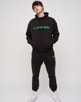 Oversized Hoodie · Orbit · Black - STEWARDS - 1001-MET-306-XS
