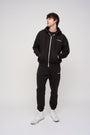 Oversized Zip Hoodie · Orbit · Black - STEWARDS - 1003-MET-104-XS