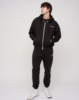 Oversized Zip Hoodie · Orbit · Black - STEWARDS - 1003-MET-104-XS