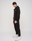 Oversized Zip Hoodie · Orbit · Black - STEWARDS - 1003-MET-104-XS