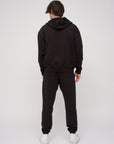 Oversized Zip Hoodie · Orbit · Black - STEWARDS - 1003-MET-104-XS