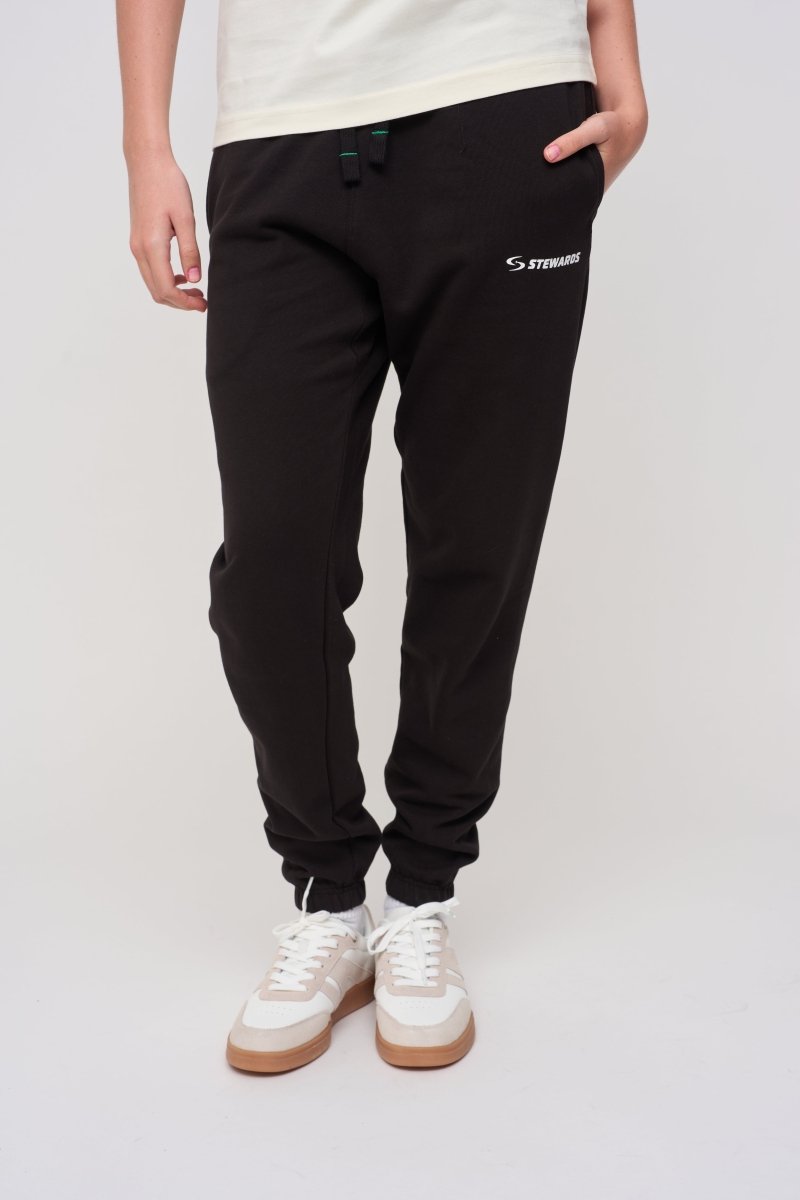 Relaxed Jogger · Orbit · Black - STEWARDS - 1030-MET-104-XS