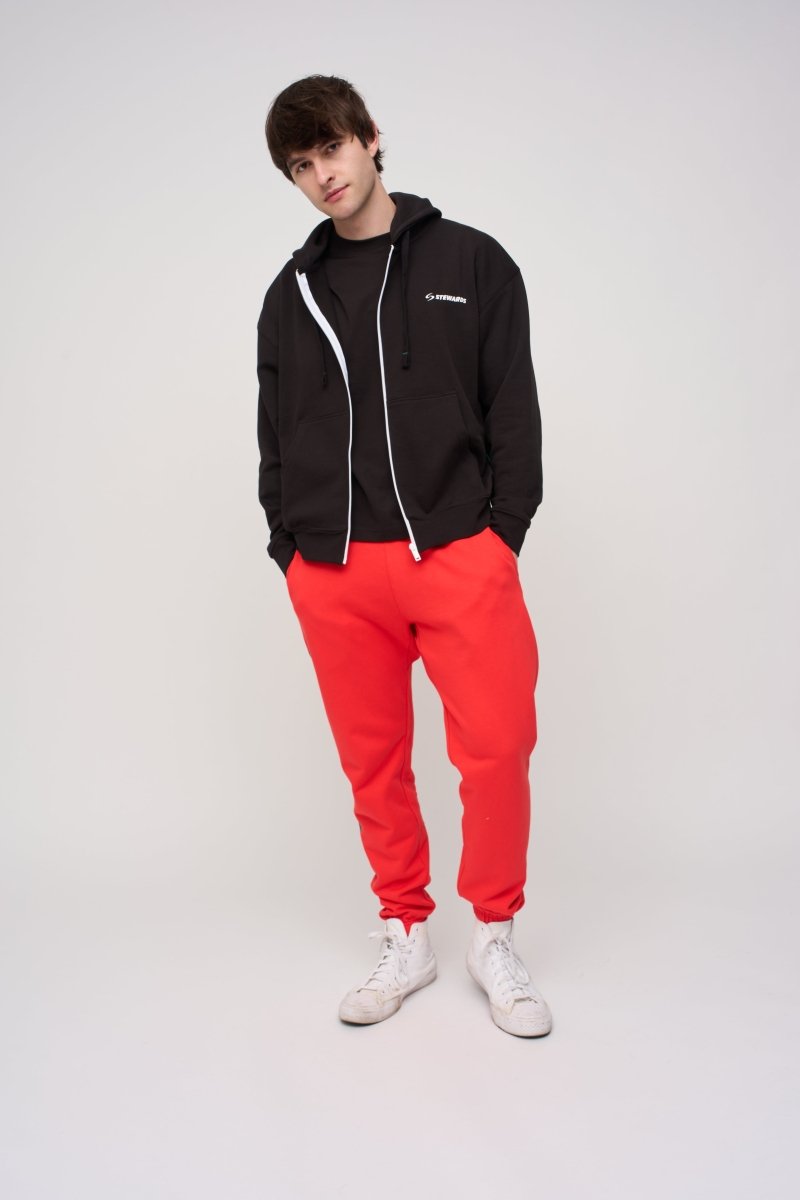 Relaxed Jogger · Orbit · Red - STEWARDS - 1030-PRD-207-XS