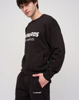Oversized Sweatshirt · Stewards LA · Black - STEWARDS - 1004-MET-112-XS