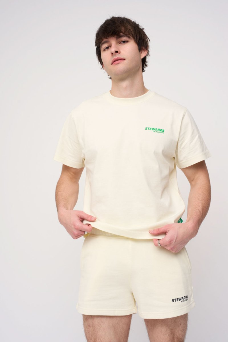 Relaxed Cotton Tee · Sport · Off - White - STEWARDS - 1005-WWT-301-LG