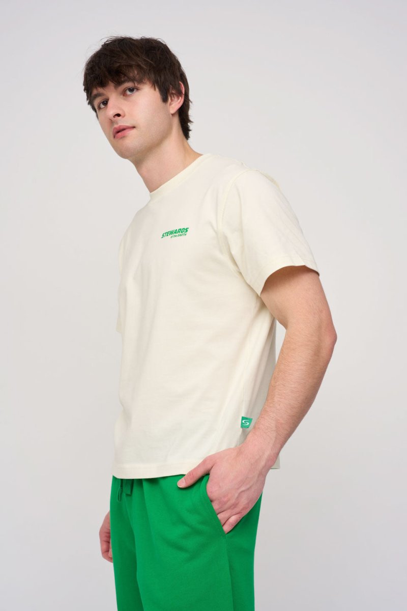 Relaxed Cotton Tee · Sport · Off - White - STEWARDS - 1005-WWT-301-LG