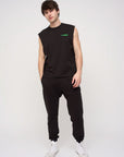 Sleeveless Tee · Sport · Black - STEWARDS - 1008-MET-301-LG