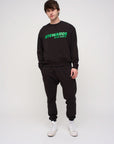 Oversized Sweatshirt · Sport · Black - STEWARDS - 1004-MET-302-LG