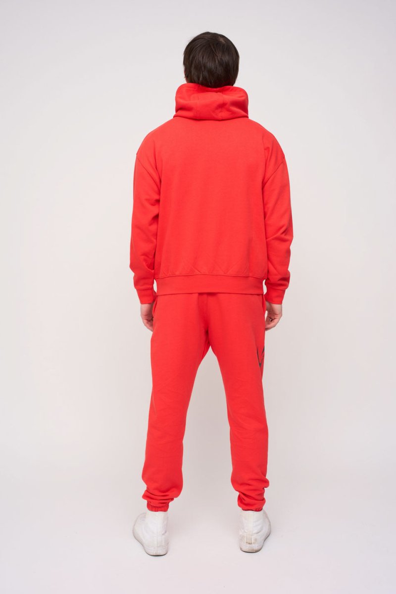 Oversized Hoodie · Stewards LA · Red - STEWARDS - 1001-PRD-212-LG