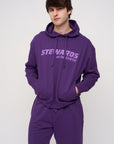 Oversized Hoodie · Sport · Purple - STEWARDS - 1001-ACA-402-LG