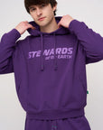 Oversized Hoodie · Sport · Purple - STEWARDS - 1001-ACA-402-LG