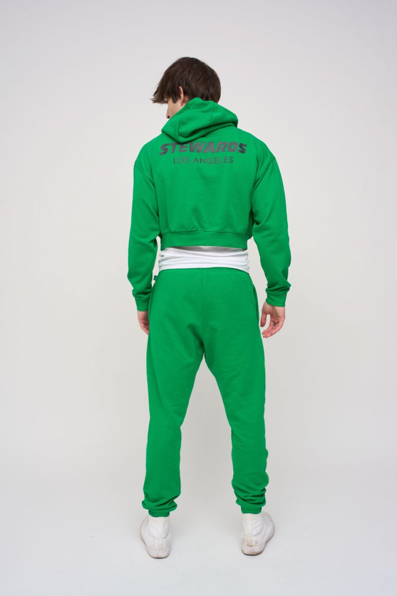 Relaxed Jogger · Sport · Green - STEWARDS - 1030-FGR-101-LG