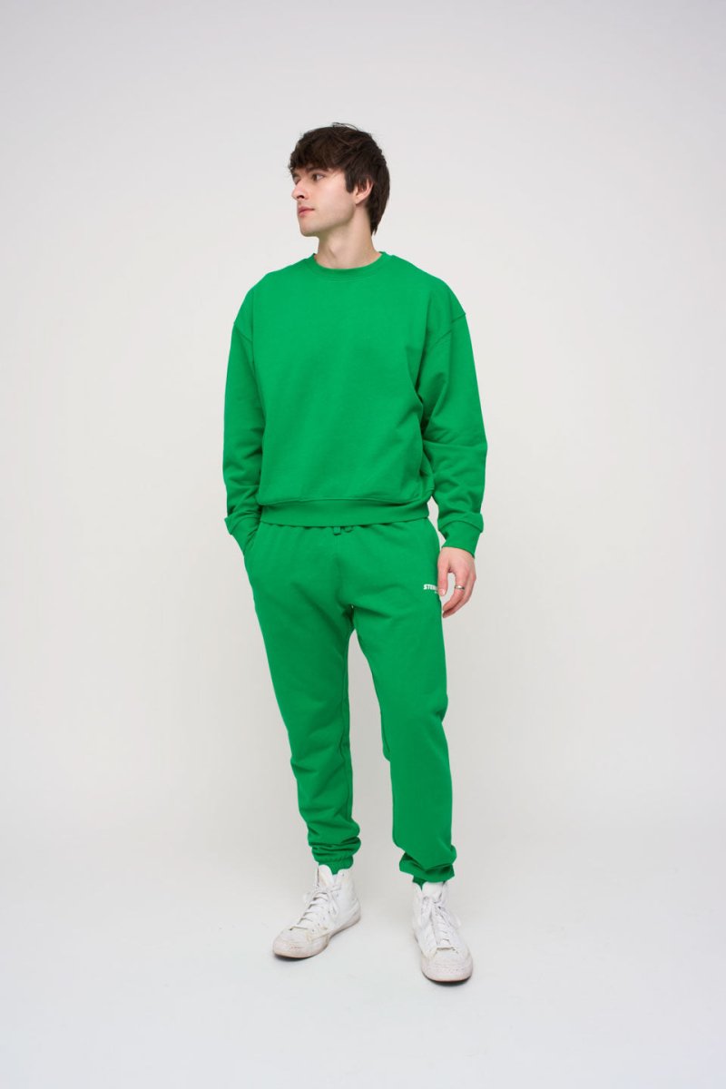 Oversized Sweatshirt · Sport · Green - STEWARDS - 1004-FGR-502-LG