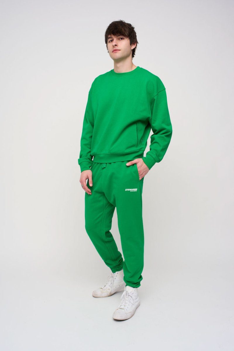 Oversized Sweatshirt · Sport · Green - STEWARDS - 1004-FGR-502-LG