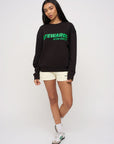 Oversized Sweatshirt · Sport · Black - STEWARDS - 1004-MET-302-LG