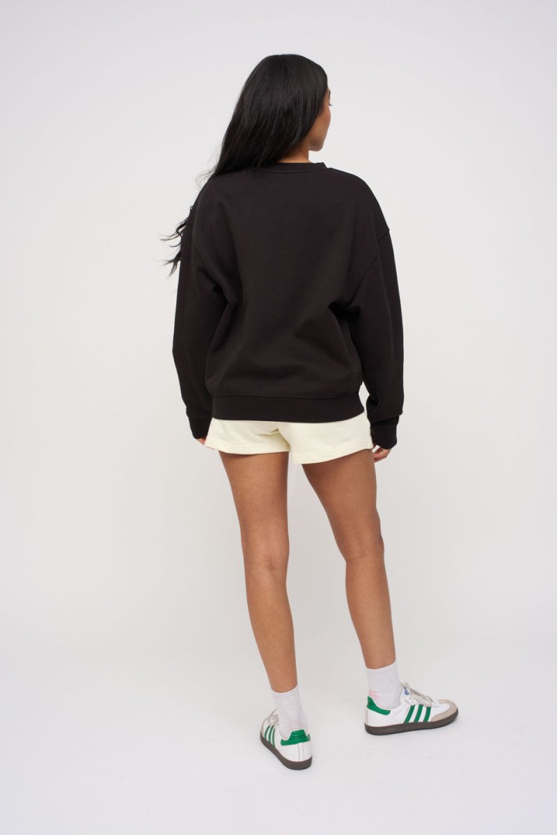 Oversized Sweatshirt · Sport · Black - STEWARDS - 1004-MET-302-LG