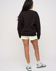 Oversized Sweatshirt · Sport · Black - STEWARDS - 1004-MET-302-LG