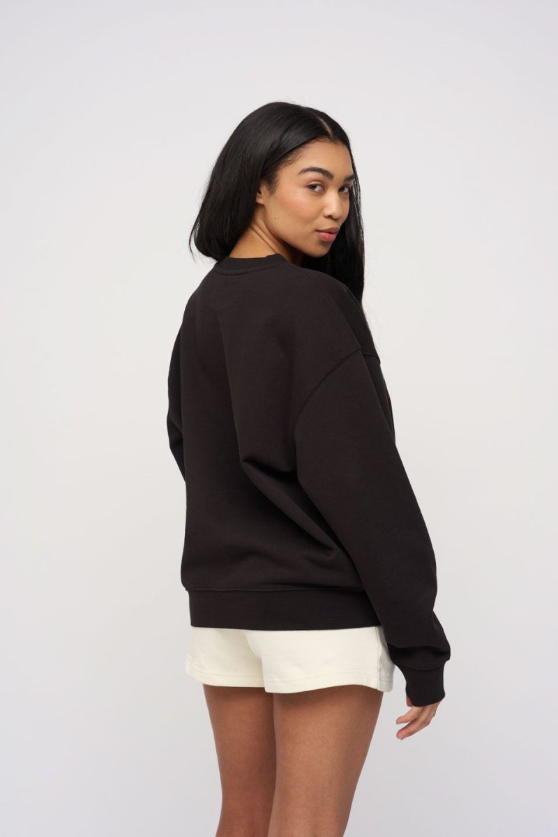 Oversized Sweatshirt · Sport · Black - STEWARDS - 1004-MET-302-LG