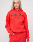 Oversized Hoodie · Stewards LA · Red - STEWARDS - 1001-PRD-212-LG