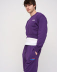Cropped Sweatshirt · Sport · Purple - STEWARDS - 1022-ACA-101-LG