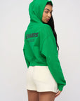 Cropped Hoodie · Stewards LA · Green - STEWARDS - 1009-FGR-212-LG