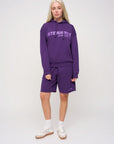 Oversized Hoodie · Sport · Purple - STEWARDS - 1001-ACA-402-LG