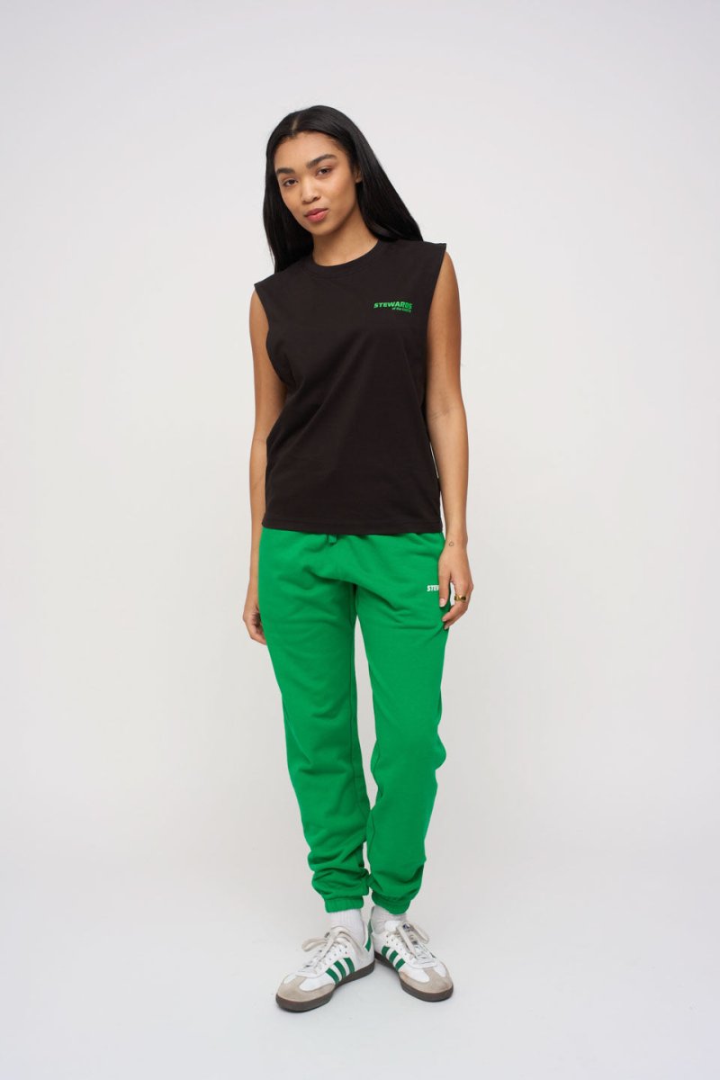 Sleeveless Tee · Sport · Black - STEWARDS - 1008-MET-301-LG