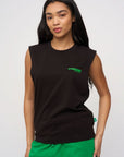 Sleeveless Tee · Sport · Black - STEWARDS - 1008-MET-301-LG