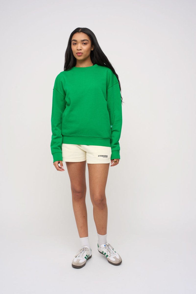 Oversized Sweatshirt · Sport · Green - STEWARDS - 1004-FGR-502-LG