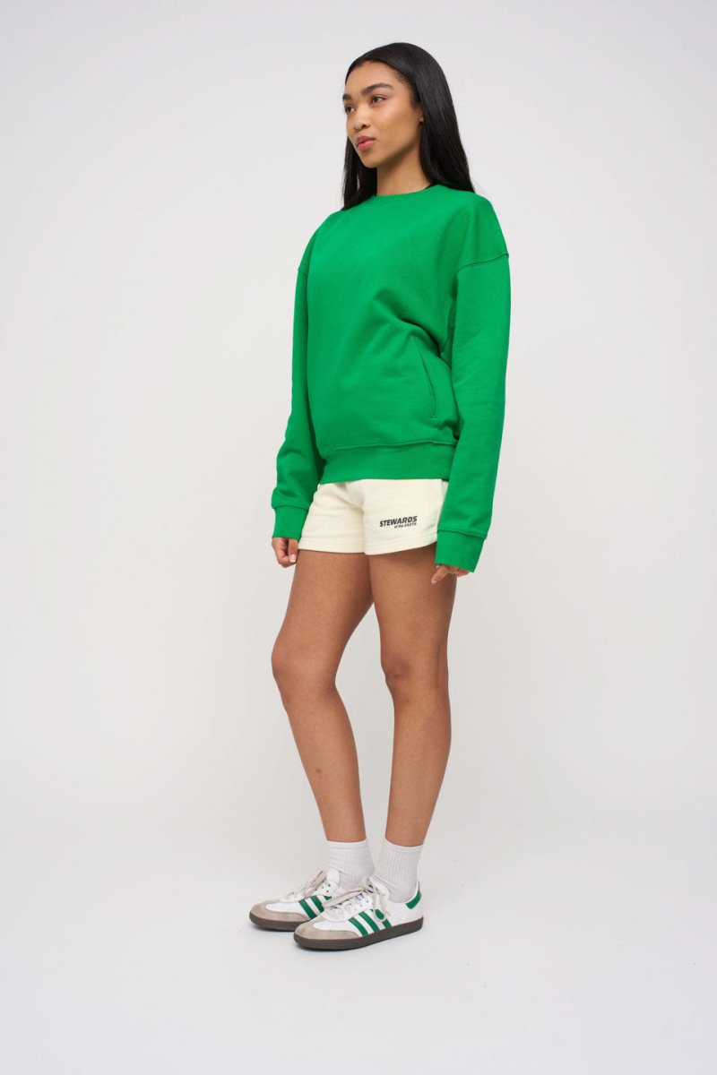 Oversized Sweatshirt · Sport · Green - STEWARDS - 1004-FGR-502-LG
