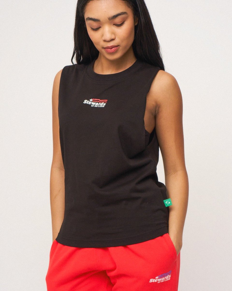 Americana Sleeveless Tee - STEWARDS - 1008-MET-608-XS