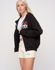 AMERICANA OVERSIZED ZIP HOODIE (Women)