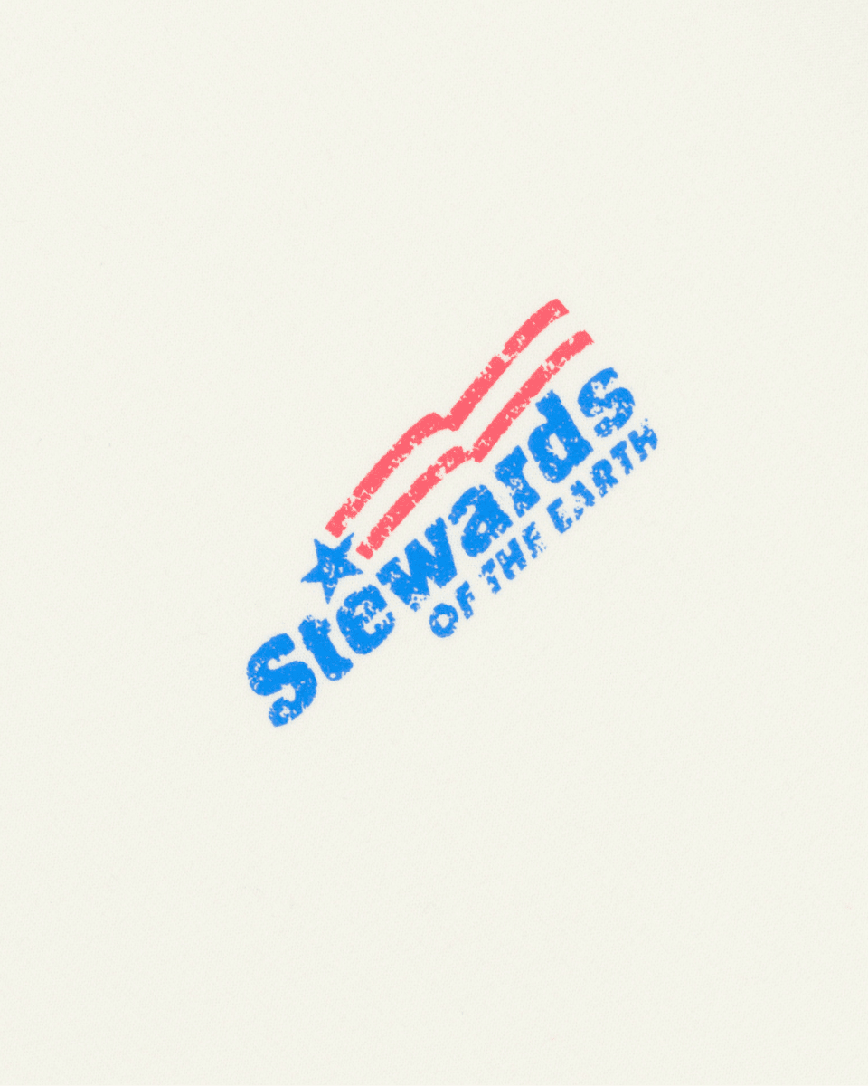 Americana Relaxed Cotton Tee - STEWARDS - 1005-WWT-608-XS