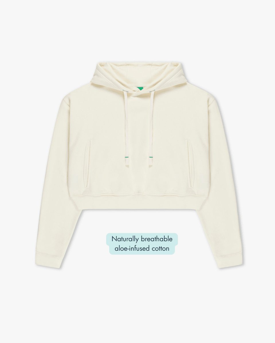 Americana Cropped Hoodie - STEWARDS - 1009-WWT-610-XS
