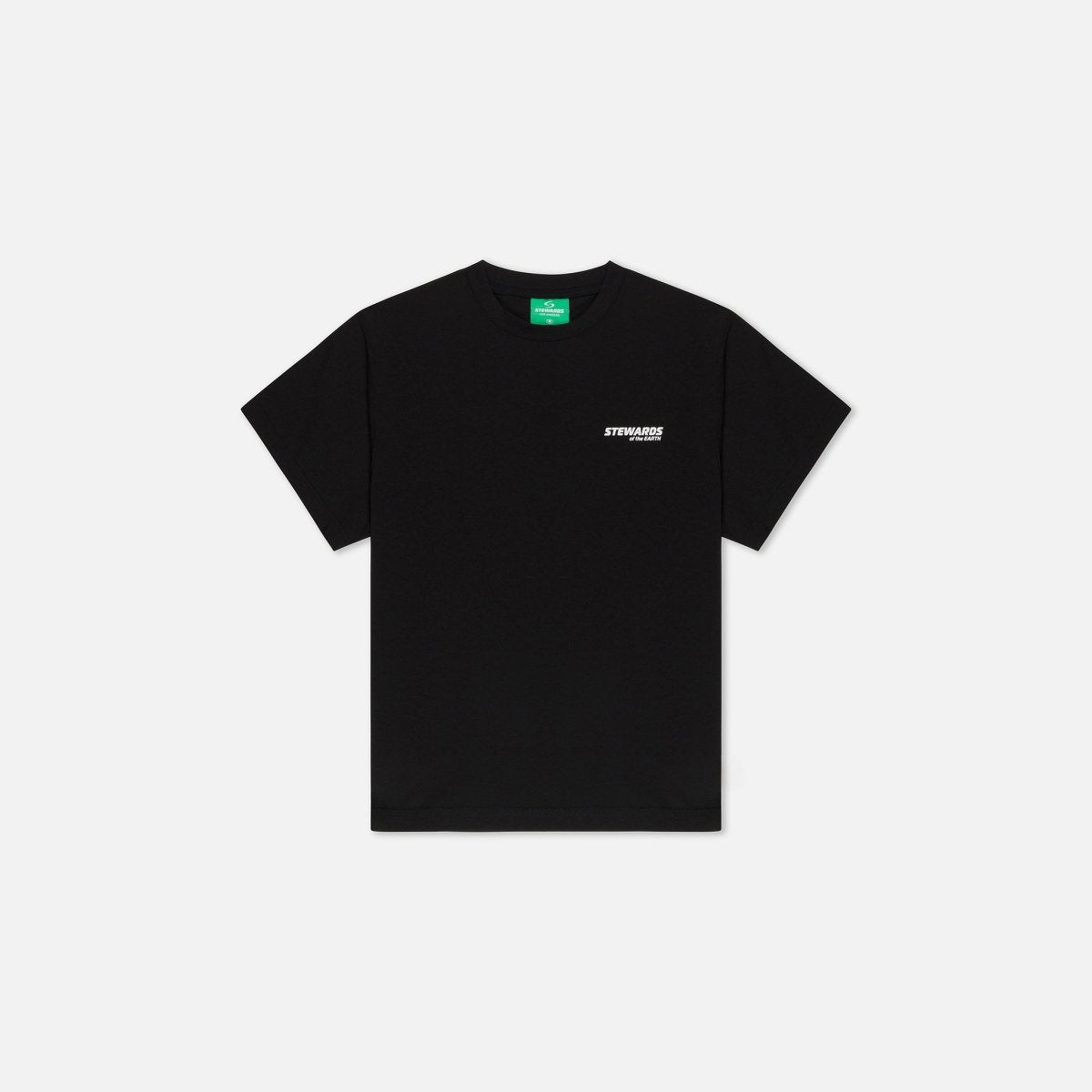 Sport Relaxed Cotton Tee · Black - STEWARDS - 1005-MET-101-XS