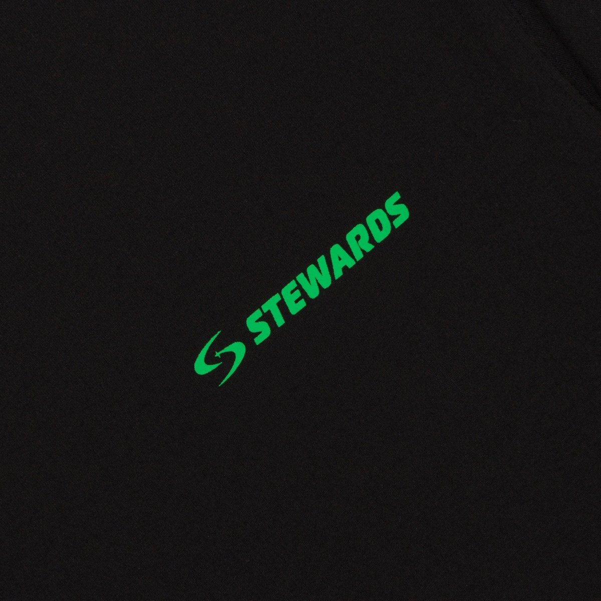 Relaxed Cotton Tee · Orbit · Black - STEWARDS - 1005-MET-304-XS