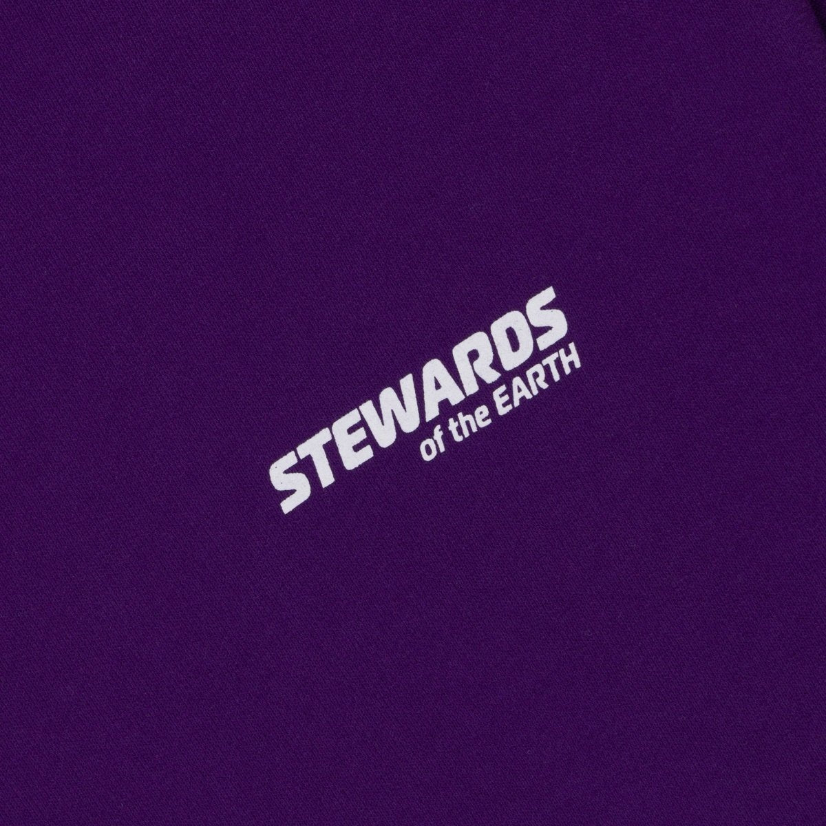 Cropped Sweatshirt · Sport · Purple - STEWARDS - 1022-ACA-101-LG