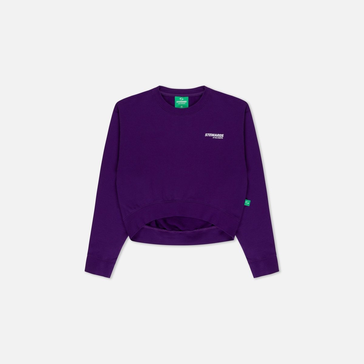 Cropped Sweatshirt · Sport · Purple - STEWARDS - 1022-ACA-101-LG