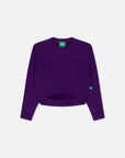 Cropped Sweatshirt · Orbit · Purple - STEWARDS - 1022-ACA-406-XS